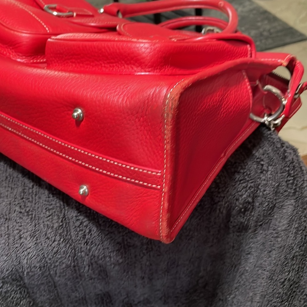 Dooney & Bourke All Leather II Zip Top Pocket Tote Bag - Picture 6 of 6